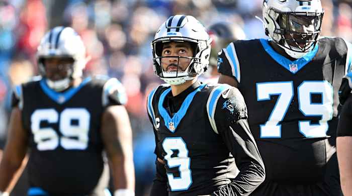 Carolina Panthers quarterback Bryce Young